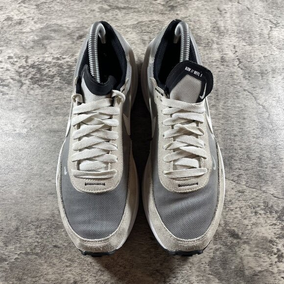 Nike Waffle One  Summit White Black Grey DC0481-100 Size 7Y - Picture 6 of 9